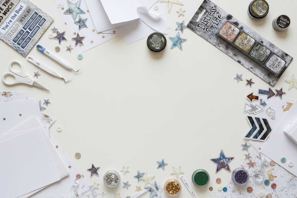 Hero banner with centre space for text